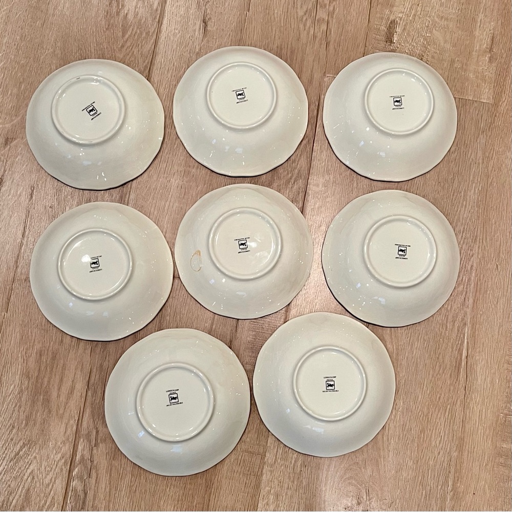 8 PCs Longchamp France Brittany Vegetable‎ Bowl 6” - Lovers Vintage Retired Rare - Picture 2 of 7